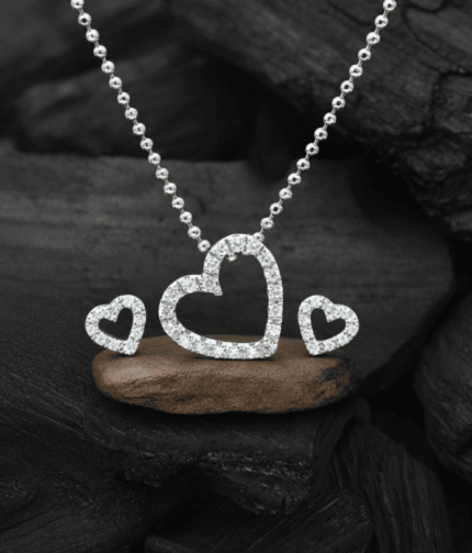 Venus Silver Pendent Set