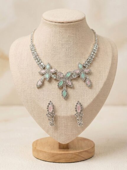 The "Petal Bliss" Handcrafted Pastel Floral Necklace
