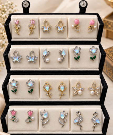 12 pair earring set for womens retail or wholesale gifts set